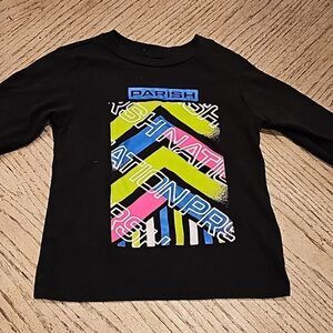Boys black long sleeve top size 5